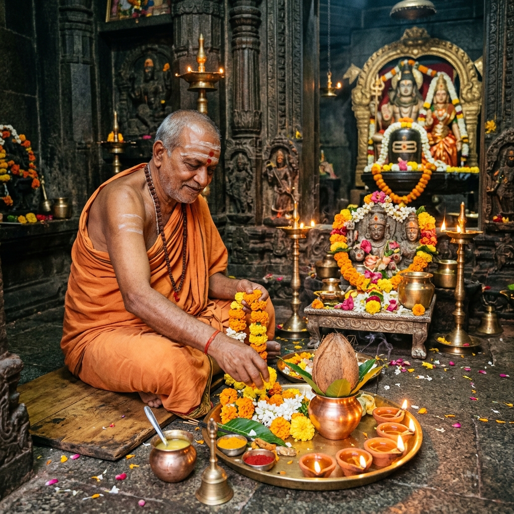 How Seva Bookings Are Tracked From Intake to Priest Assignment